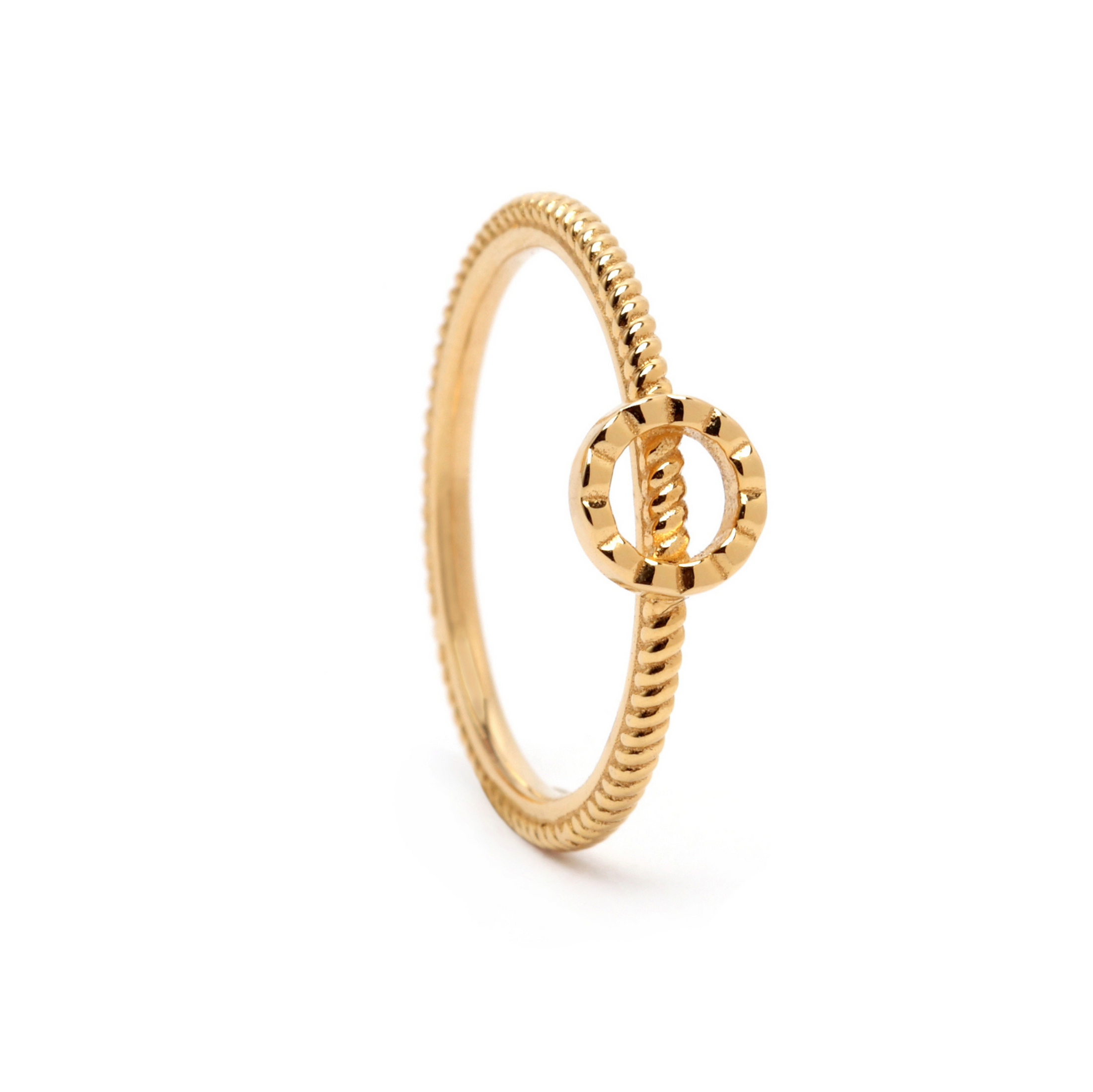 18 KT Gold Everly Sleek Ring