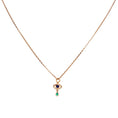 Load image into Gallery viewer, 18KT Gold Evil Eye Pendant
